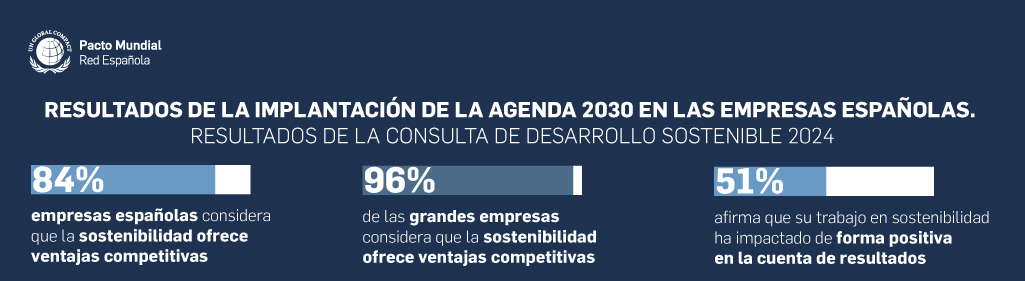 Resultados de la implantación de la Agenda 2030 en las empresas españolas. Resultados de la consulta de desarrollo sostenible 2024
