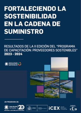 Fortaleciendo la cadena de suministro. Resultados de la ii edición del programa de capacitación: proveedores sostenibles