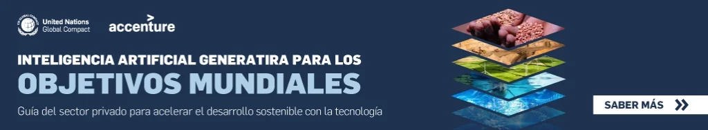 Publicación Inteligencia artificial generativa para los objetivos mundiales. Guía del sector privado para acelerar el desarrollo sostenible con la tecnología.